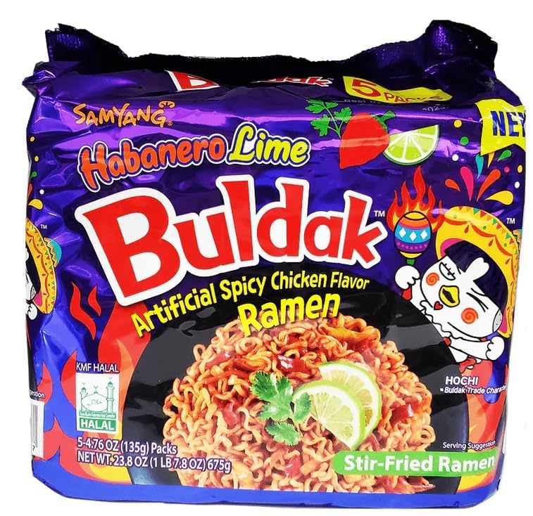 Samyang Hot Chicken Habanero Lime Buldak 5 pack