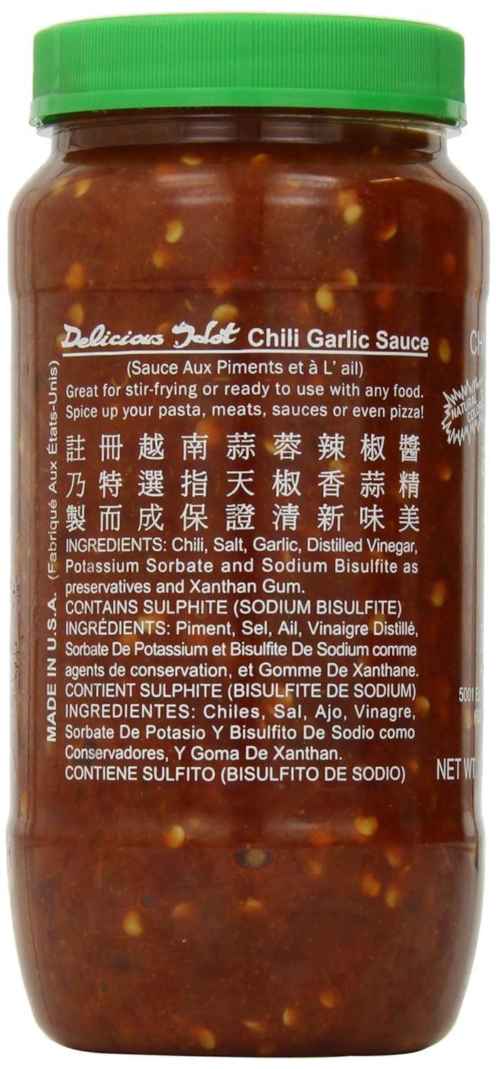 Huy Fong Chili Garlic Sauce 18 Oz (1 Pack)