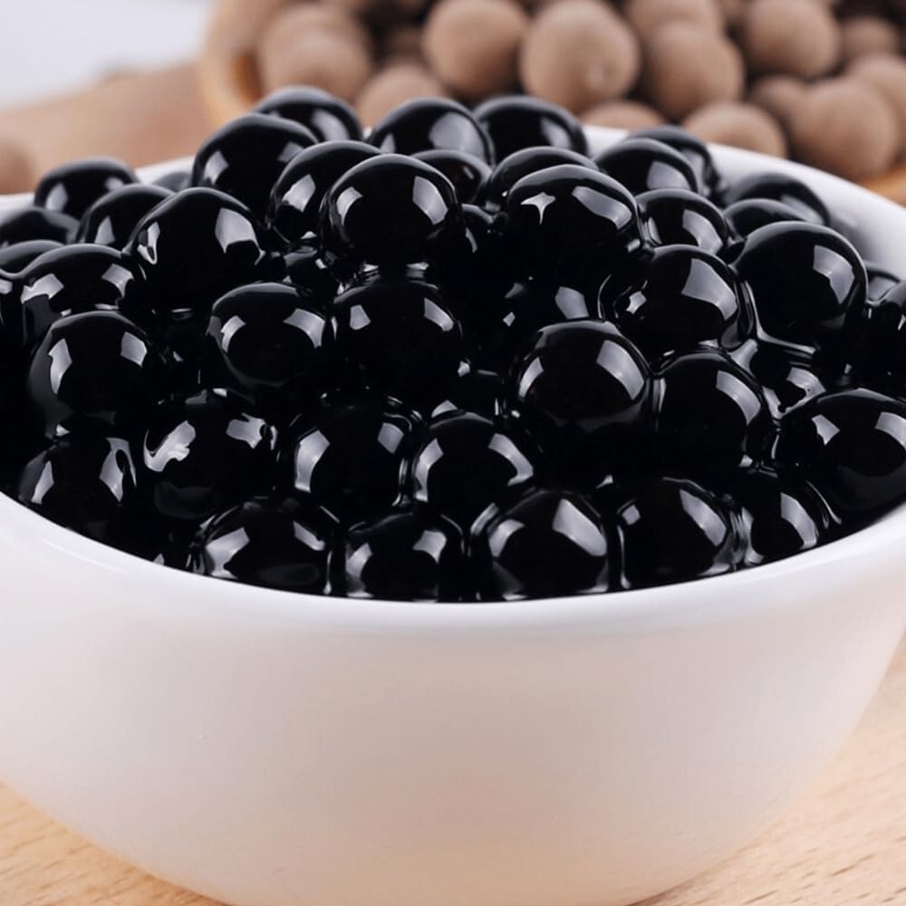 E-FA BRAND E8 Bubble Tea Black Tapioca Pearl 2.2 LB (1 Pack), Tapioca Granules - Flour for Tapioca Starch Flour
