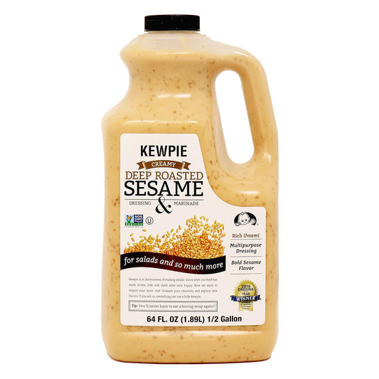 Kewpie Deep Roasted Sesame Dressing, 1.89L 1/2 Gallon