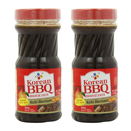 Korean BBQ Sauce 29.63 Ounce Bottle for Ribs (Pack of 2) CJ