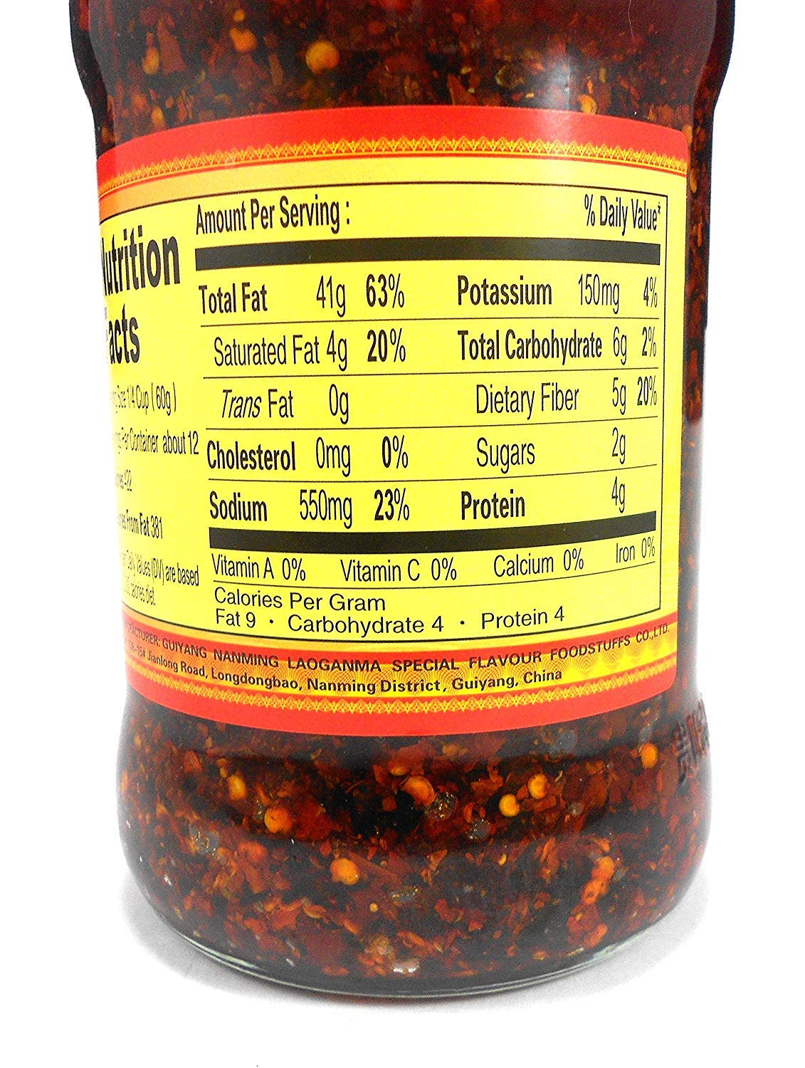 24.69 oz Spicy Chili Crisp Hot Sauce Lao Gan Ma