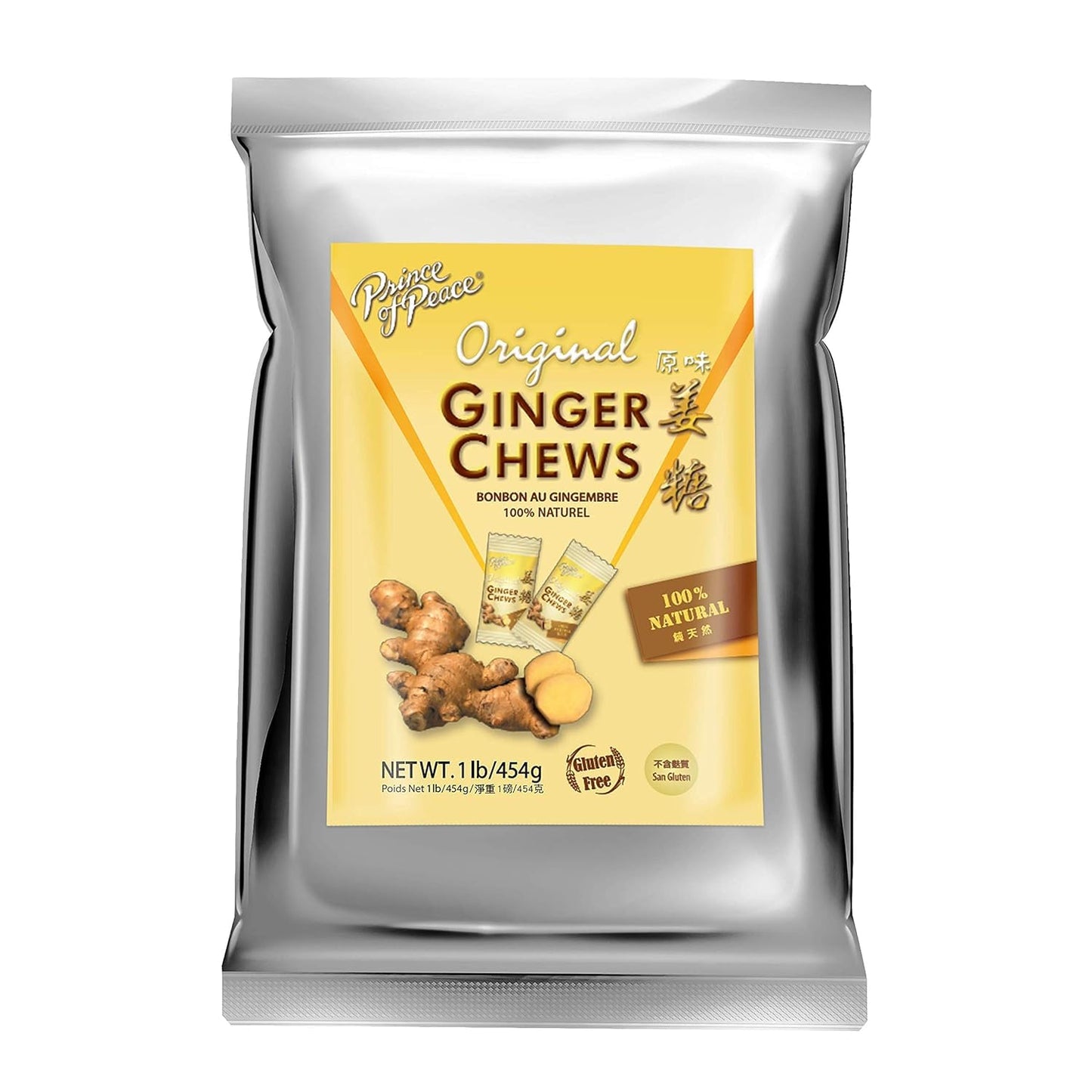 Ginger Chews Original Prince of Peace 1 lb