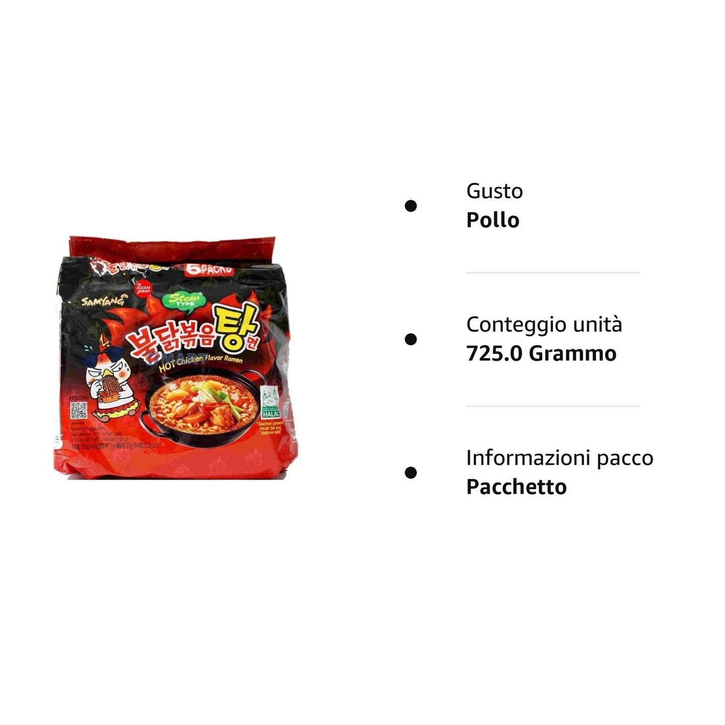 Korean HOT Fire Chicken Spicy Noodle Samyang
