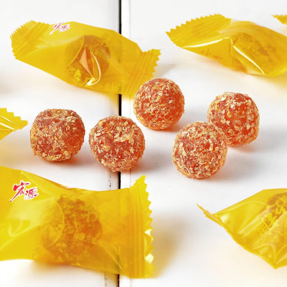 Hong Yuan Classic Tangerine Peel Hard Candy, 8.39 Oz, 1 Pack 500g
