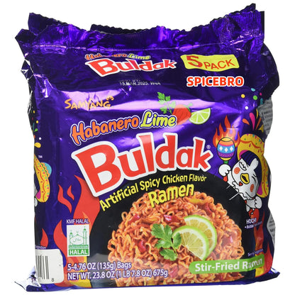 Samyang Hot Chicken Habanero Lime Buldak 5 pack