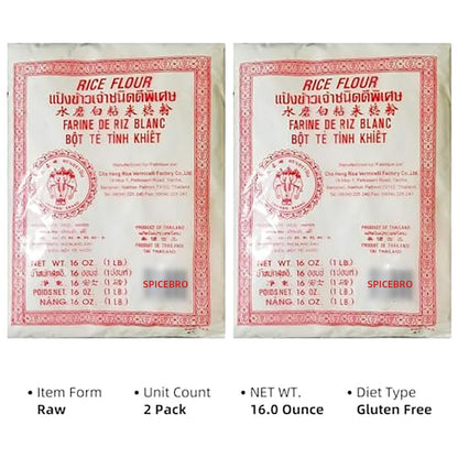 Erawan Thai Rice Flour 16 oz (Basic), 2 Pack