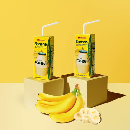 Binggrae Banana Flavored Milk Classic & Original Banana Milk 6 Pack