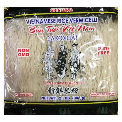 Three Ladies Vietnamese Rice Stick(vermicelli) 2lbs (1 Pack)