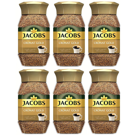 Jacobs Cronat Gold Instant Coffee 200 Gram / 7.05 Ounce (6 Pack)
