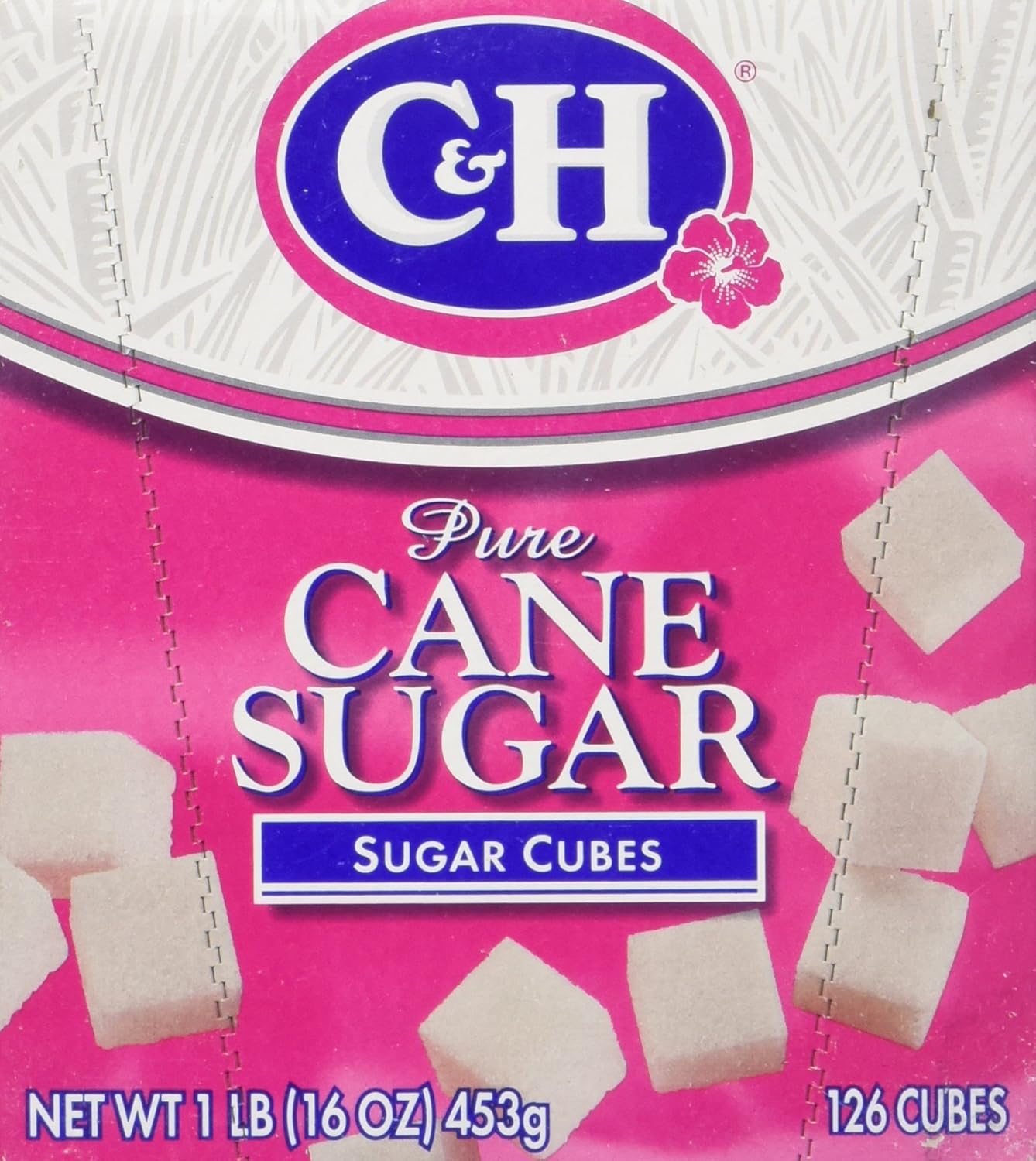 C&H Pure Cane, White Sugar Cube 1 lb Pack of 1