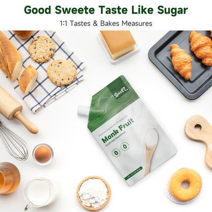 SPICEEL Monk Fruit Sweetener with Erythritol (8 oz)