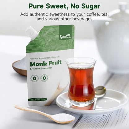 SPICEEL Monk Fruit Sweetener with Erythritol (8 oz)