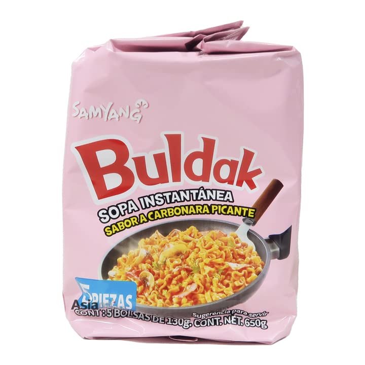 4.58 oz Buldak Carbo Spicy Stir-Fried Noodles Samyang