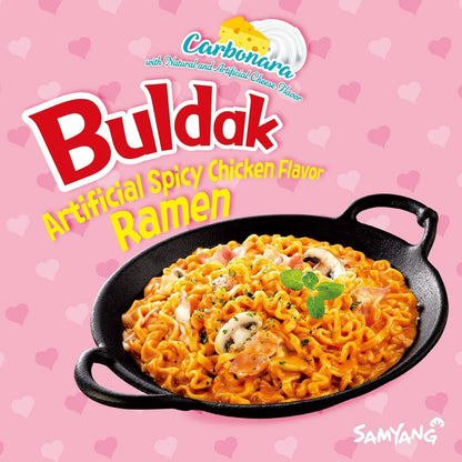 22.4 oz Buldak Carbonara Hot Chicken Ramen Samyang