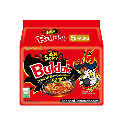 4.93 oz Bulldark Spicy Chicken Roasted Noodles Samyang