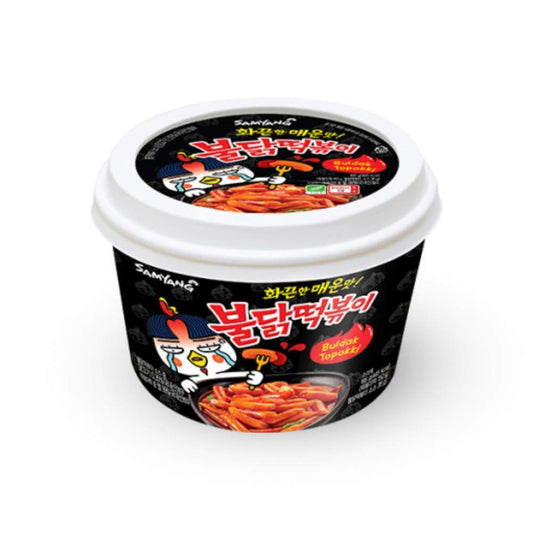 6.5 oz Tteokbokki Buldak Rice Bowl Noodles Samyang